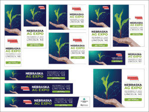 Nebraska Ag Expo 2023 Digital Banners Collage